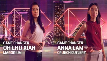Anna Lam and Oh Chu Xian convinced esteemed judges at the HSBC Swing for the Game Changers 2021 competition with their ambitious pursuits to develop a more sustainable future for one and all. (Photo: HSBC)